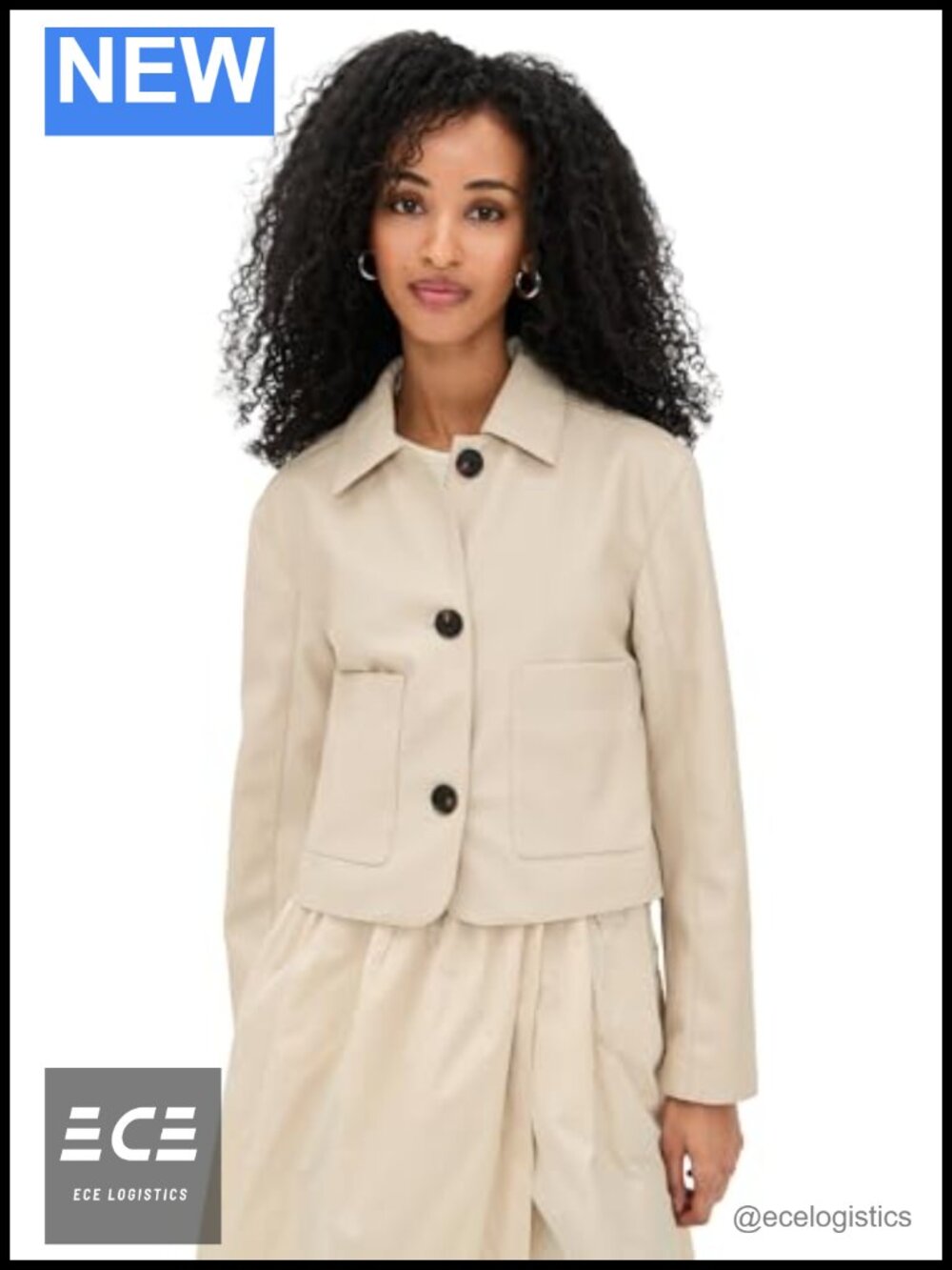 Faux Leather Jacket Button Cuff Moto Overcoat Spring Layering